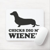 Chicks Dig Meine Dackel Mousepad (Mit Mouse)