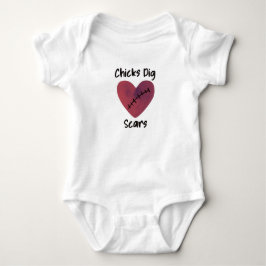 Chicks Dig Ncars Baby Strampler