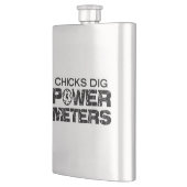Chicks Dig Power Meters Flachmann (Links)