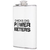 Chicks Dig Power Meters Flachmann (Links)