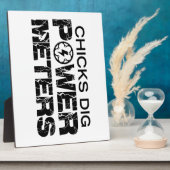 Chicks Dig Power Meters Fotoplatte (Seite)