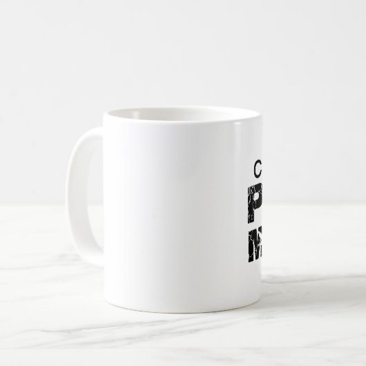 Chicks Dig Power Meters Kaffeetasse (Vorderseite Links)