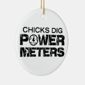 Chicks Dig Power Meters Keramikornament (Rechts)