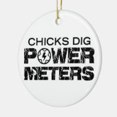 Chicks Dig Power Meters Keramikornament (Links)