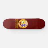 "CHICKS DIG SCARS" lustige Emoji Skateboard (Horizontal)
