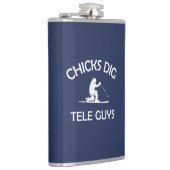 Chicks Dig Tele Typ Flachmann (Rechts)