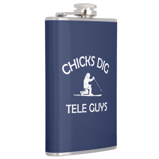 Chicks Dig Tele Typ Flachmann (Rechts)