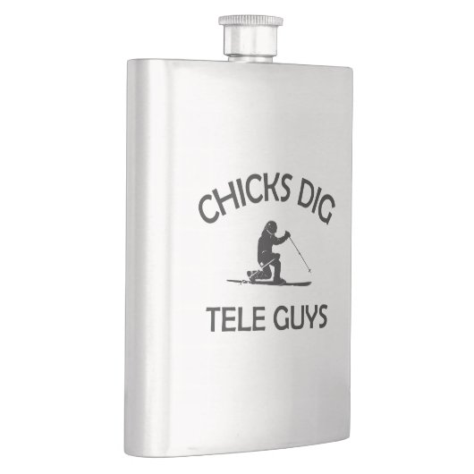 Chicks Dig Tele Typ Flachmann (Rechts)