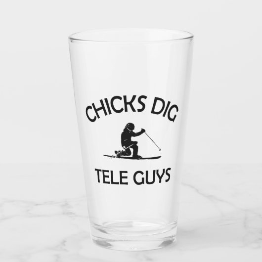 Chicks Dig Tele Typ Glas (Vorderseite)