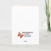 Chicks feiern Ostern Feiertagskarte (Rückseite)