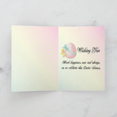 Chicks feiern Ostern Feiertagskarte (Innenseite)