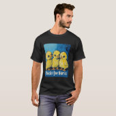 Chicks für Harris Bright Artistic Yellow Campaign T-Shirt (Vorne ganz)