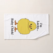 Chicks Ich bin ein glücklicher Baby Chick Handtuch (Handtuch)