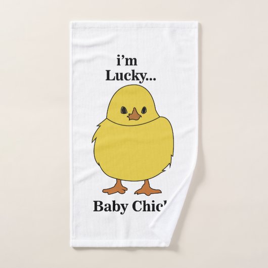 Chicks Ich bin ein glücklicher Baby Chick Handtuch (Handtuch)