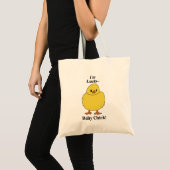 Chicks Ich bin ein glücklicher Baby Chick Tragetasche (Vorderseite (Produkt))