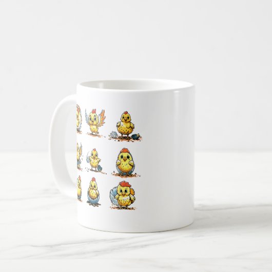 Chicks im Making Kaffeetasse (Vorderseite Links)