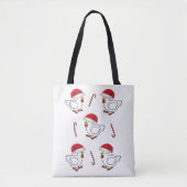 Chicks Merry Christmas Women's Tote Bags Tasche (Vorderseite)