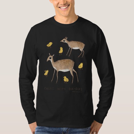 Chicks mit Dik Dik Dicks T-Shirt (Vorderseite)