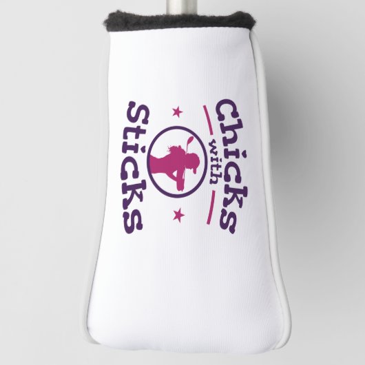 Chicks mit Sticks Golf Golf Golfer Golf Headcover (Rotieren 90)