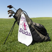 Chicks mit Sticks Golf Golf Golfer Golfhandtuch (Gras)