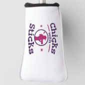 Chicks mit Sticks Golf Golf Golfer Headcover (Rotieren 90)