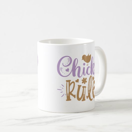 Chicks-Regelangebot für Ostern Kaffeetasse (VorderseiteRechts)