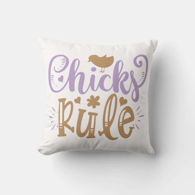 Chicks-Regelangebot für Ostern Kissen (Vorderseite)