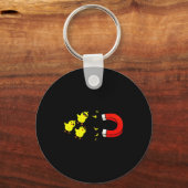 Chicks With Magnet Funny Halloween Chick Magnet Va Schlüsselanhänger (Vorderseite)