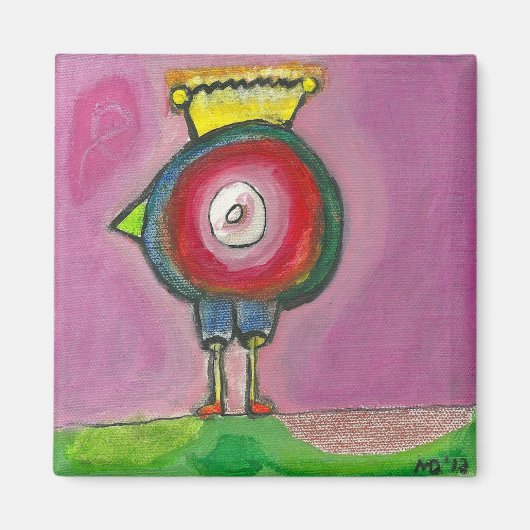 CHICKWOMAN Magnet (Vorne)