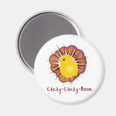 Chicky Boom Magnet (Vorderseite/Rückseite)