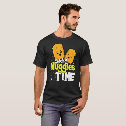 Chicky Nuggies Time Nuggets Chicken Costume Nugget T-Shirt (Vorne ganz)