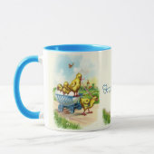 Chicky Wagon Osterkaffee Tasse (Links)