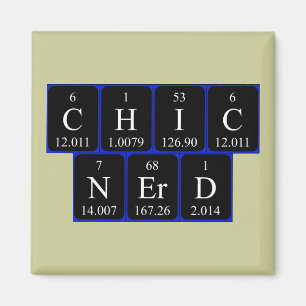 ChicNerd Periodenmagnet Magnet