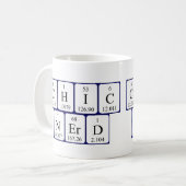 ChicNerd Periodentafel Tasse (Vorderseite Links)