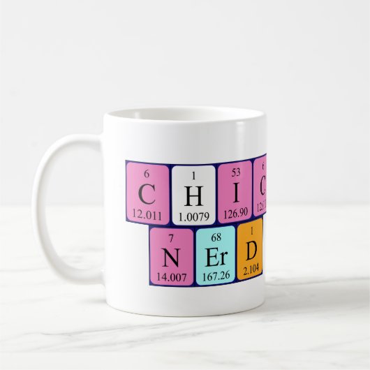 ChicNerd Periodentafel Tasse (Links)