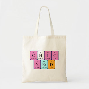 ChicNerd Periodischer Tabellensatz Tasche