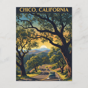 Chico California Reise Postkarte