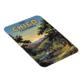 Chico California Travel Magnet (Rechte Seite)