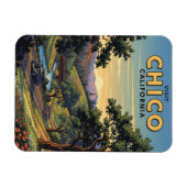 Chico California Travel Magnet (Horizontal)