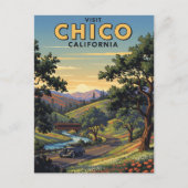 Chico California Travel Postkarte (Vorderseite)