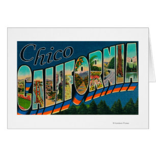 Chico, Kalifornien - große Buchstabe-Szenen
