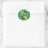 Chico, Kalifornien Runder Aufkleber (Tasche)