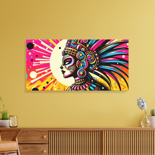 Chicomecōtl 3 leinwanddruck (Insitu (Wohnzimmer))