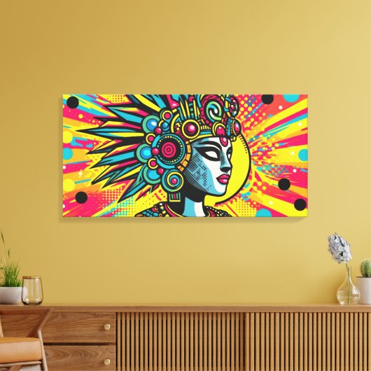 Chicomecōtl 5 leinwanddruck (Insitu (Wohnzimmer))