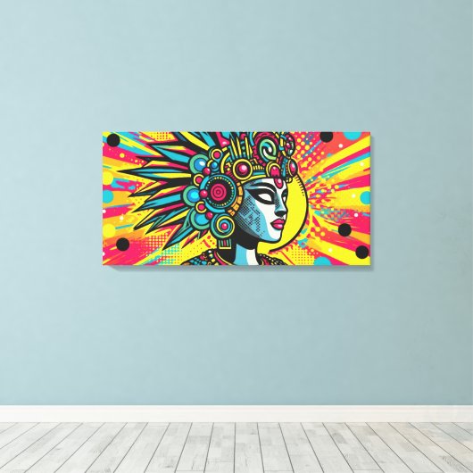 Chicomecōtl 5 leinwanddruck (Insitu (Holzboden))