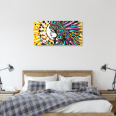 Chicomecōtl 6 leinwanddruck (Insitu (Schlafzimmer))