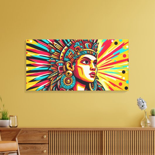 Chicomecōtl 7 leinwanddruck (Insitu (Wohnzimmer))