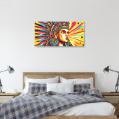 Chicomecōtl 7 leinwanddruck (Insitu (Schlafzimmer))