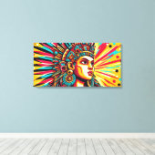 Chicomecōtl 7 leinwanddruck (Insitu (Holzboden))