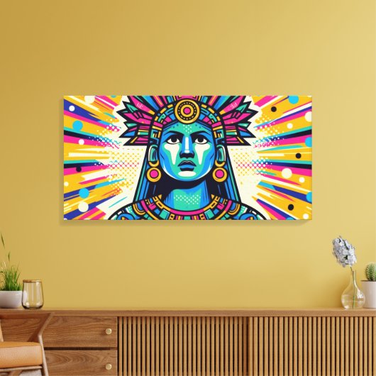 Chicomecōtl 8 leinwanddruck (Insitu (Wohnzimmer))